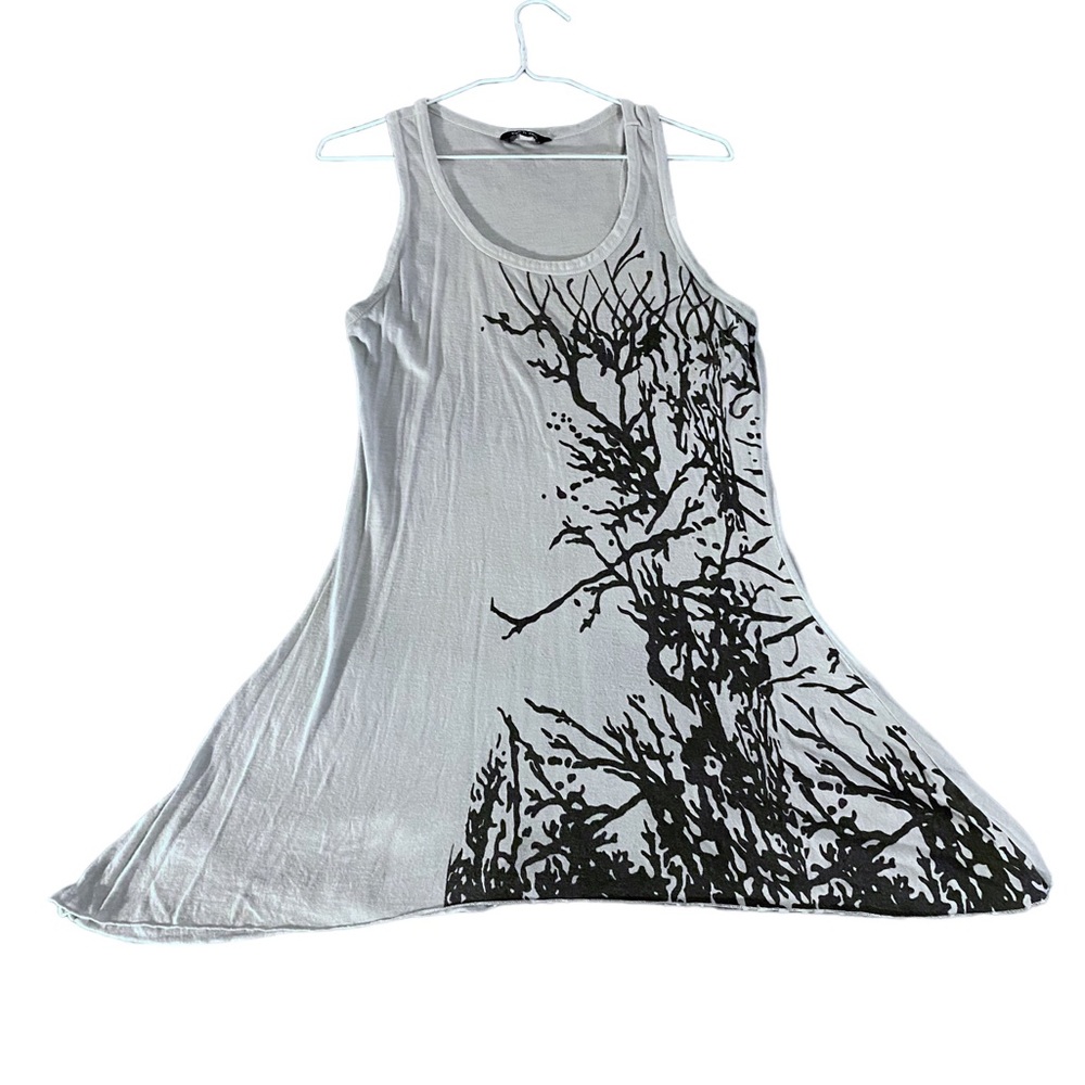 Festival Chic Tree Hugger Racer Back Yoga Tunic Tank - Picture 2 of 4